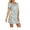 Grey, variant on Defitshape Women's Cotton Nightgowns Soft Short Sleeve Sleep Shirt Printed Sleepshirts Cute Nightdress Short Night Gown Pajama Dress Summer Short Sleeve Sleepwear Grey Large