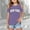 Purple, variant on Girls Shirts Graphic Letter Print T Shirt Short Sleeve Shoulder Cut-Out Summer Oversized Tops T-Shirts for Girls 4-5 Years