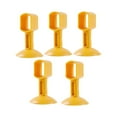 thumbnail image 2 of Speravity Tope de manija de puerta anticolisión de 5 uds., almohadilla de protección sin perforaciones, gabinete con ventosa desmontable para Herramientas y ferretería Amarillo, 2 of 6
