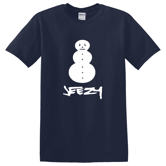 Young Jeezy Snowman Graphic Casual Hip Hop T-Shirt