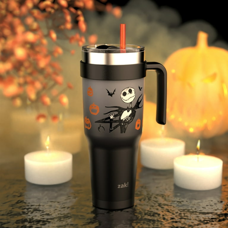Zak Designs 40oz Nightmare Before Christmas Straw Handle Tumbler