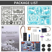 MUSICOZY 6-in-1 Building Science STEM Kits,STEM Projects for Kids Ages 8-12 12-16, Solar Robot Kit Space Toys Birthday Gifts for 8 9 10 11 12 13 14 15 16 Year Old, Boys Girls