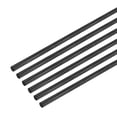 thumbnail image 1 of Uxcell 6-Pack Varillas de Fibra de Carbono, 200mm de Longitud 3mm de Diámetro Varilla Sólida de Fibra de Carbono Mate, 1 of 7