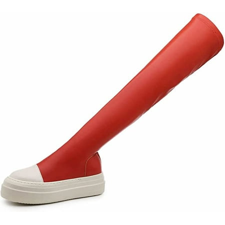 

Women s Over The Knee Sneaker Boots Sexy Long Stretch Thigh High Platform Boots Fall Boots