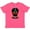 Retro Heather Pink, variant on Inktastic Day Of The Dead Skull BLK Youth T-Shirt