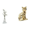 thumbnail image 6 of CoudarTitie Graceful Dancing Cat Figurine Modern Art Sculpture Creative Animal Ornament for Bedroom Office Fireplace Entrance Home Decor, 6 of 8