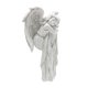 thumbnail image 4 of Figura de ángel de resina tallada a mano para centro de mesa con marco de puerta de ángel Ángel derecho, 4 of 9