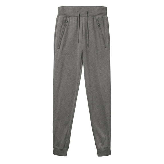 Mens Joggers Lighweight French Terry Pants with Zipper Pocket Jogger