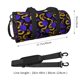 thumbnail image 2 of Balery Golden Snake And Purple Rose Bolsa de Gimnasio para Mujeres y Hombres, Bolsa de Viaje Impermeable, Bolsa de Fin de Semana con Compartimento para Zapatos y Bolsillo Húmedo, 2 of 6
