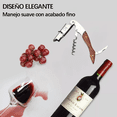 thumbnail image 4 of Sacacorchos Profesional Descorchador Destapador Vinos 5 Pzs CAFE CLARO, 4 of 5