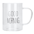 thumbnail image 2 of Taza de café Transparente Jadeshay Utensilios de cocina 350ML Vidrio de borosilicato alto, 2 of 8