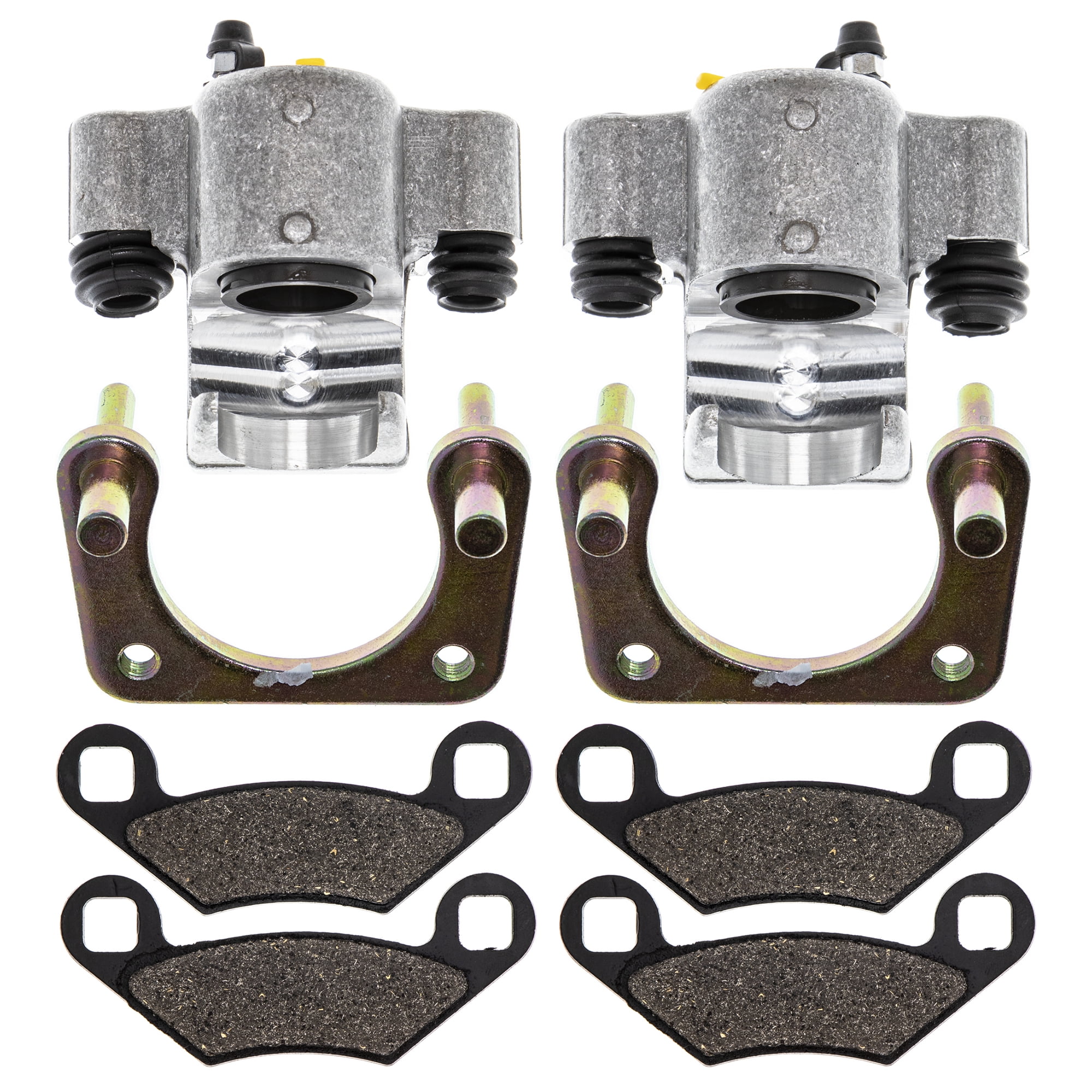 Niche Rear Left Right Brake Caliper Pad Set Pair for Polaris RZR 800