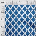 thumbnail image 2 of oneOone Polyester Spandex Medium Blue Fabric Geometric Sewing Craft Projects Fabric Prints By Yard 56 Inch Wide, 2 of 5