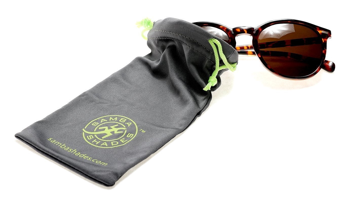 Polarized Round Verona Horn Rimmed Sunglasses - Brown Tortoise