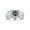 Alexandrite, variant on Men's Ring Sterling Silver Ring, 7MM Round Shape Gemstone Designer Style Rings Pink Ice October Birthstone Rings Silver Size 10