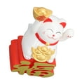 thumbnail image 3 of Adorno de gato de la suerte MLY23110 para escritorio coche oficina tienda Blanco, 3 of 10