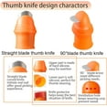 thumbnail image 2 of Garden Silicone Thumb Knife, Harvesting Tools for Garden, Harvesting Knife with Cut Resistant Finger Cots, Garden Tool Set for Trimming Plant, Gardening Gifts and Kitchen Help$$Garden & Patio, 2 of 7