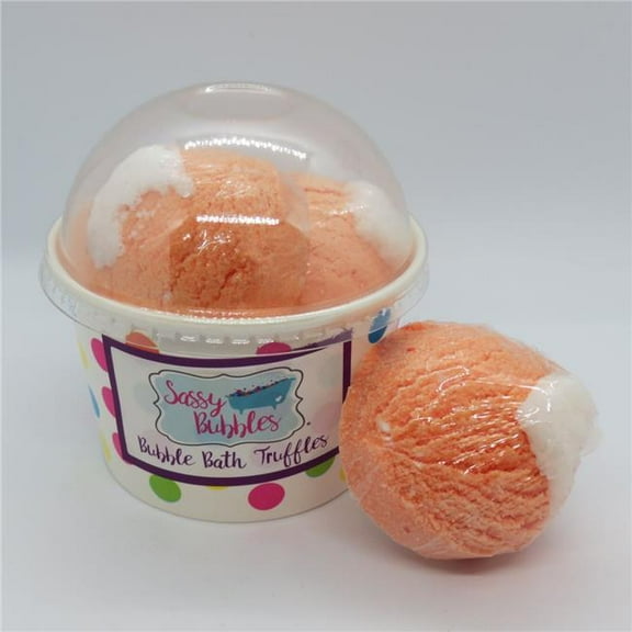 Sassy Bubbles 3PackPeachTruffle Georgia Peach Bubble Bath Truffle - Set of 3
