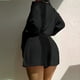 thumbnail image 5 of Blusa Trajes de playa de 2 piezas traje de baño de manga larga cubrir trajes de verano para mujeres Ygjytge Negro T M para Mujer, 5 of 7