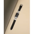 thumbnail image 2 of Wearlizer Leather Band Compatible with Charge 5 Watch Bands for Women, Dressy Slim Leather Strap Replacement Wristband with D-Shape Metal Buckle for Charge 5 Fitness Tracker, 2 of 6