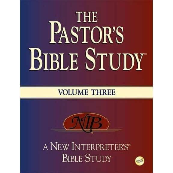 Pre-Owned The Pastors Bible Study, Vol. 3 (Hardcover) 0687493307 9780687493302