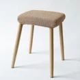 thumbnail image 3 of JHWarmo - Funda para taburete cuadrado de algodón elástico para el hogar, funda protectora para taburete cuadrado para sala de estar, funda protectora contra el polvo para silla de madera, 3 of 5