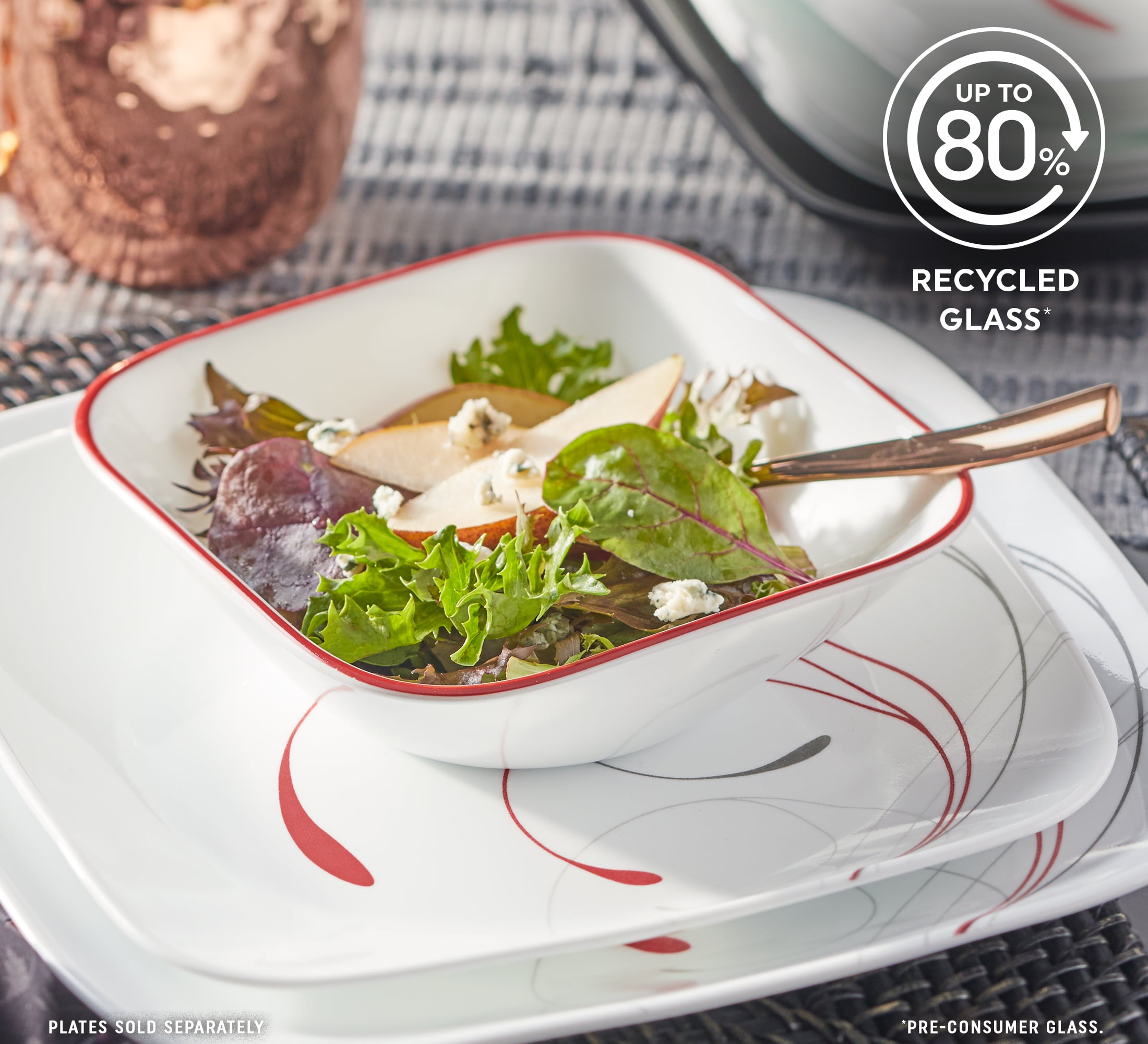 Splendid Square Corelle Dinnerware Set 12 Piece Slovenia Ubuy