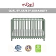 thumbnail image 6 of Oxford Baby Sterling Convertible Island Crib Olive Green, 6 of 14