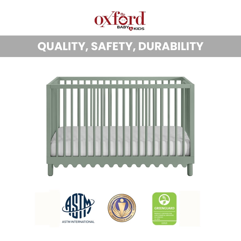 Oxford Baby Sterling Convertible Island Crib Olive Green - Walmart.com