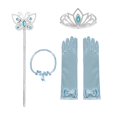 thumbnail image 1 of Disney Frozen Elsa Anna accesorios guantes varita corona conjunto de joyería Ariel peluca trenza para vestido de princesa ropa accesorios de Cosplay Gao Jinjia LED, 1 of 2