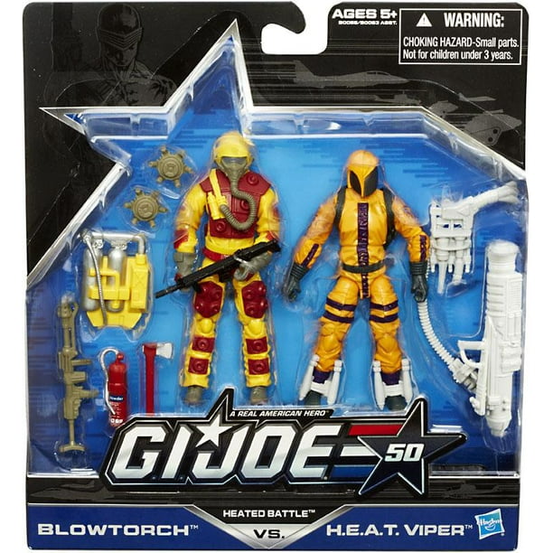 GI Joe 50th Anniversary Heated Battle Action Figure 2Pack Walmart