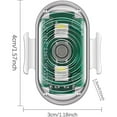thumbnail image 3 of Xingzhi ABS Motorcycle Flashing LED Lights Warning Light Motorcycle Tail Light 10M IR Remote Control Night Warning Lights Bright 4 Light +1 IR Remote, 3 of 6