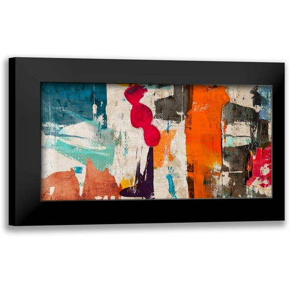 Munson, Anne 14x9 Black Modern Framed Museum Art Print Titled - Colors Royale