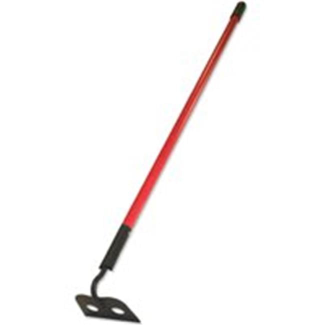 BULLY Tools 92360 Mason Hoe, 4-1/4 In L Blade, 6-1/2 In W Blade, Steel Blade, 57 In L Handle, Fiberglass Handle #VORG7774367, 92360