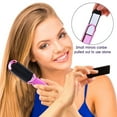 thumbnail image 5 of OPALESQUE Travel Hair Brush with Mirror,2 Pack Folding Hair Brush Travel Size Hair Massage Comb Compact Hair Brush Foldable Pocket Hairbrush for Women and Men, Hair Styling Tools (Pink & Gradient), 5 of 7