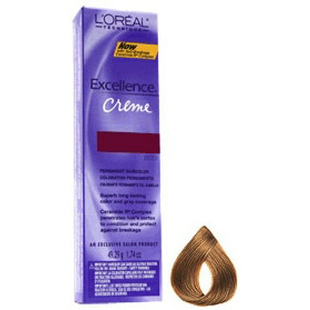 L'Oreal Excellence Creme Gray Coverage Permanent Hair Color, Lightest