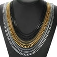 thumbnail image 3 of 3/5/7/MM Stainless Steel Silver/Gold/Black Cuban Curb Necklace Chain Jewelry, 3 of 9
