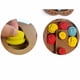 thumbnail image 4 of Juego de estrategia de inteligencia para perros, juguete interactivo de escondite y comida lenta, rompecabezas de madera para perros y gatos (huella de pata), 4 of 5
