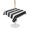 Black, White, Gray, variant on Outdoor Tablecloth with Umbrella Hole for Patio/Picnic/Party/Camping, Red Striped Waterproof Table Cloth Rectangle Table Cover Washable, Modern Thin Line Vertical Stripes (54"x 80")