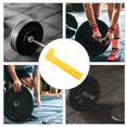 thumbnail image 3 of OUNONA Wall Mounted Barbell Holder for Workout Area Organization PP Yellow 1 Set, 3 of 8