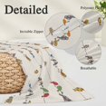 thumbnail image 3 of Beige Birds Body Pillow Cover 20 x 54 Inch Decorative Pillow Cover Funny Cute Snowflake Wire Sparrow Rustic Lumbar Pillowcase Seasonal Rectangle Cushion Case for Couch Sofa Bed Living Room, 3 of 9