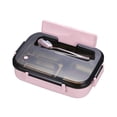 thumbnail image 1 of ¡Precio rebajado! Caja Bento de acero inoxidable, contenedor de almuerzo seguro apilable de gran capacidad a prueba de fugas por un período limitado, 1 of 2