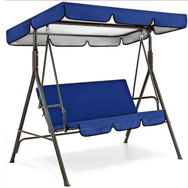 JFBUJC 210D Replacement Canopy For Garden Swing Seat Waterproof Swing Canopy For Swing Seat Replacement Sunshade Anti-uv
