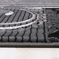 thumbnail image 7 of Grey Allstar Modern. Contemporary Woven Rug. Drop-Stitch Weave Technique. Carved Effect. Pop Colors (5' x 6' 11"), 7 of 7