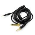 thumbnail image 1 of Cable de audio de repuesto compatible con auriculares Ath M50x M40x, color negro URA, 1 of 5