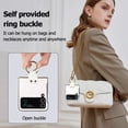 thumbnail image 3 of Allytechgroup Galaxy Flip 4 Case with Ring Holder Stand, Premium PU Leather Stylish Shockproof Anti-Scratch Portable Phone Case Cover for Samsung Galaxy Z Flip 4, White, 3 of 9