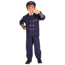Rubies Airline Pilot Costume for Kids, Boys Medium