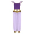 thumbnail image 3 of iiniim Flying Sleeve Jumpsuits for Girls Halloween Princess Cosplay Role-playing Purple 10, 3 of 7