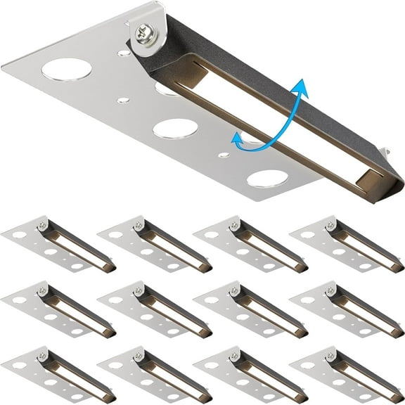 SUNVIE 7 inches Retaining Wall Lights 5W LED Low Voltage Hardscape Lighting Outdoor Step Light 3000K Waterproof for Patio Walls Stairs, 12 pack