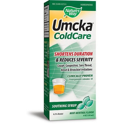 Nature's Way ColdCare Syrup - Mint-Menthol 120 mL